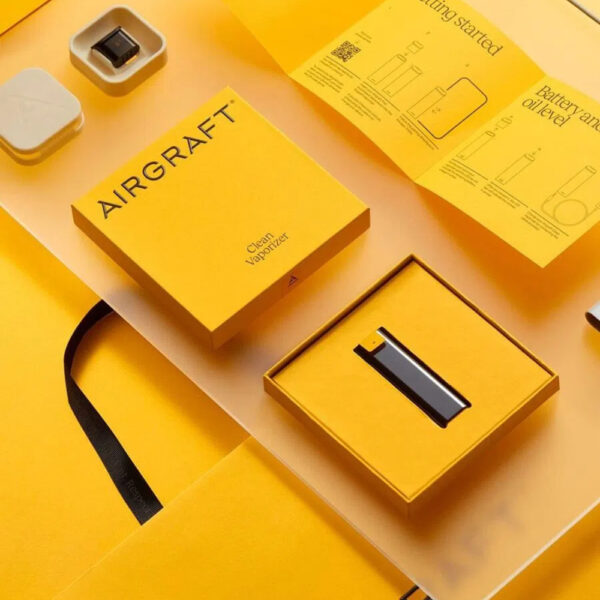 AIRGRAFT Bright Yellow Vape Box - Image 3