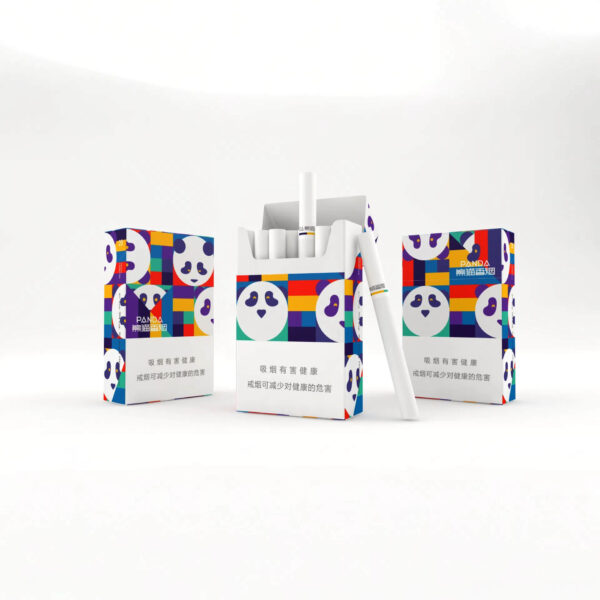 Hardpack Cigarette Box with Panda & Color Card Style-1