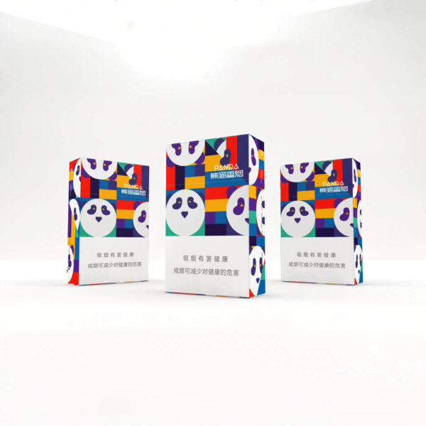 Hardpack Cigarette Box with Panda & Color Card Style-2