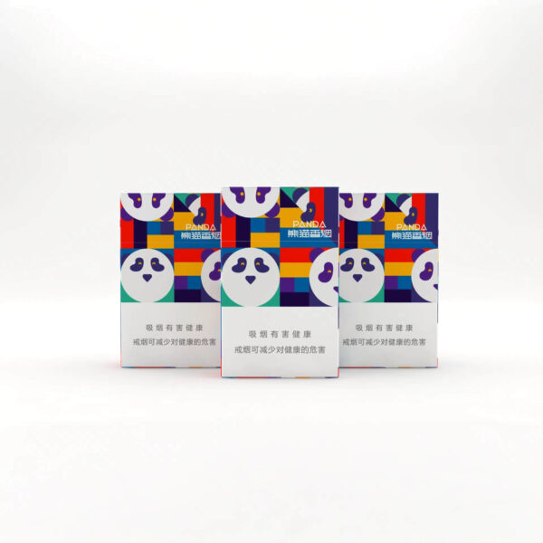 Hardpack Cigarette Box with Panda & Color Card Style-3