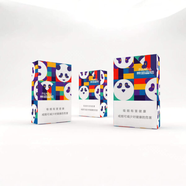 Hardpack Cigarette Box with Panda & Color Card Style-4