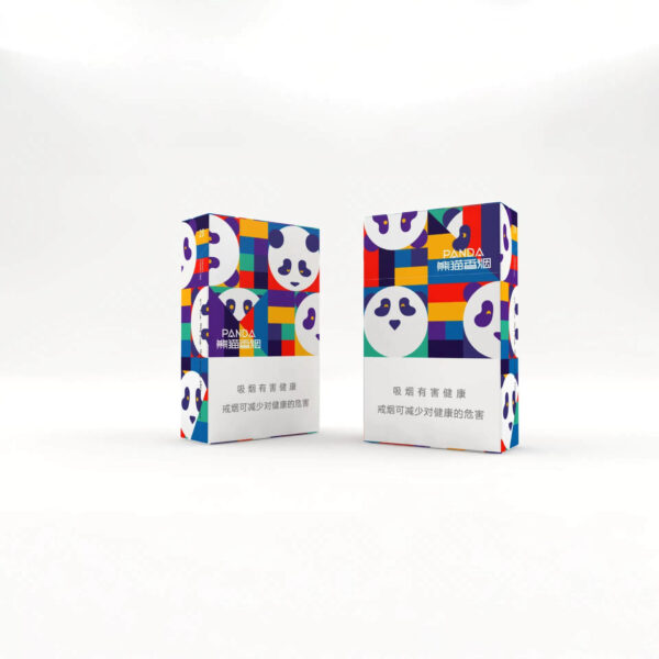 Hardpack Cigarette Box with Panda & Color Card Style-5