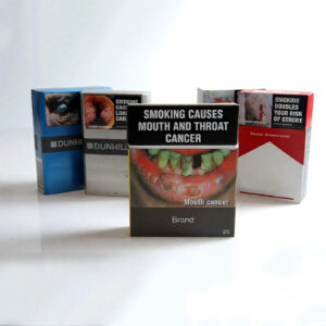 Plain Cigarette Box with SMOKING KILLS Warning-1