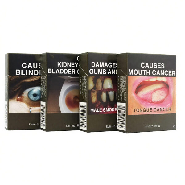 Plain Cigarette Box with SMOKING KILLS Warning-2