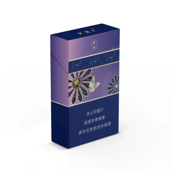 Purple and Blue Cigarette Box-2