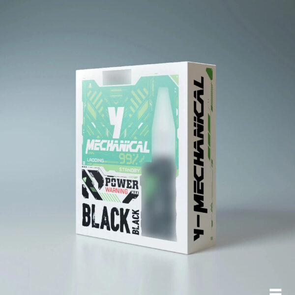 White Mechanical Y – Cyberpunk Style E-Cigarette Box-1