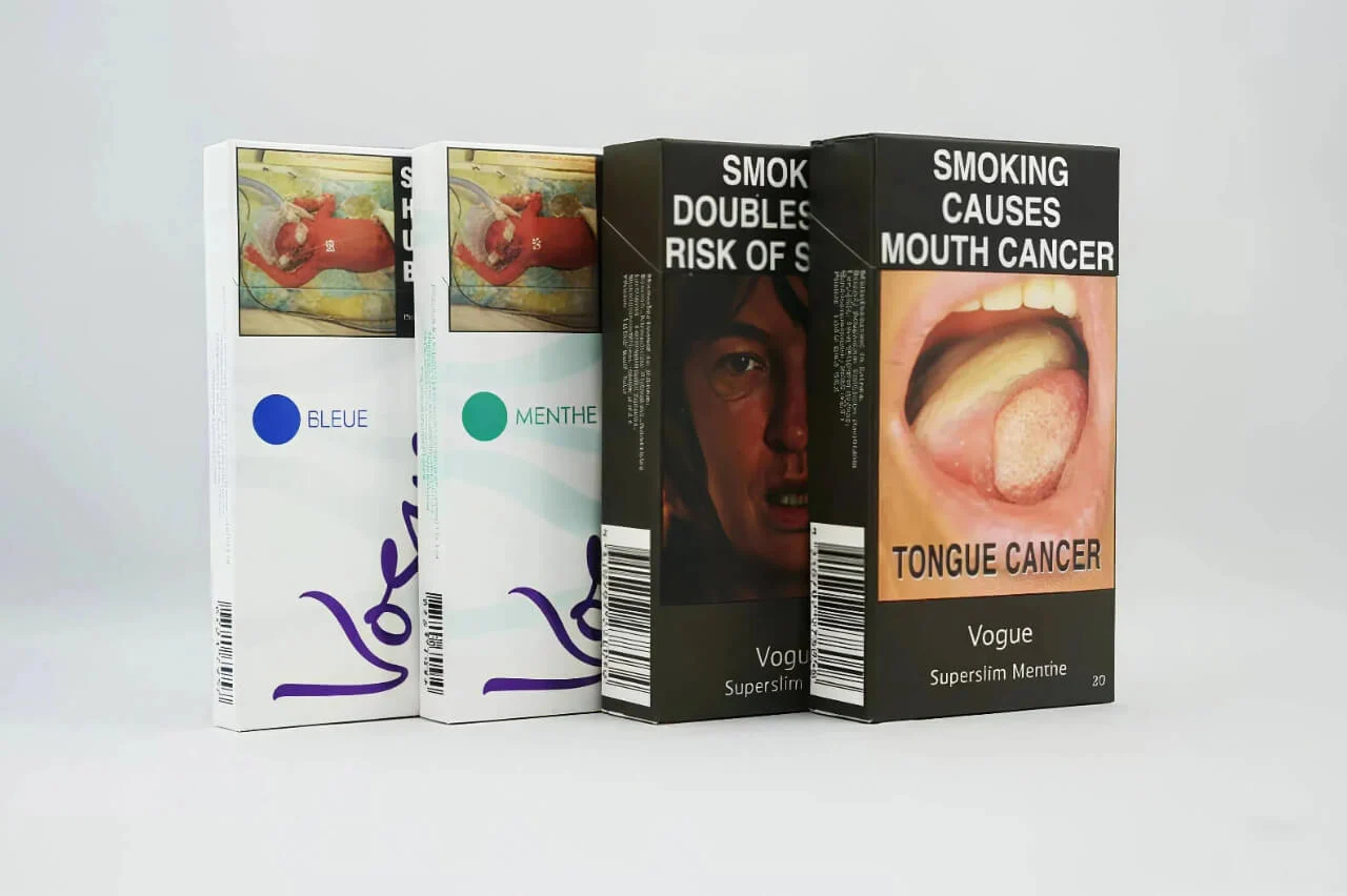 custom plain cigarette box