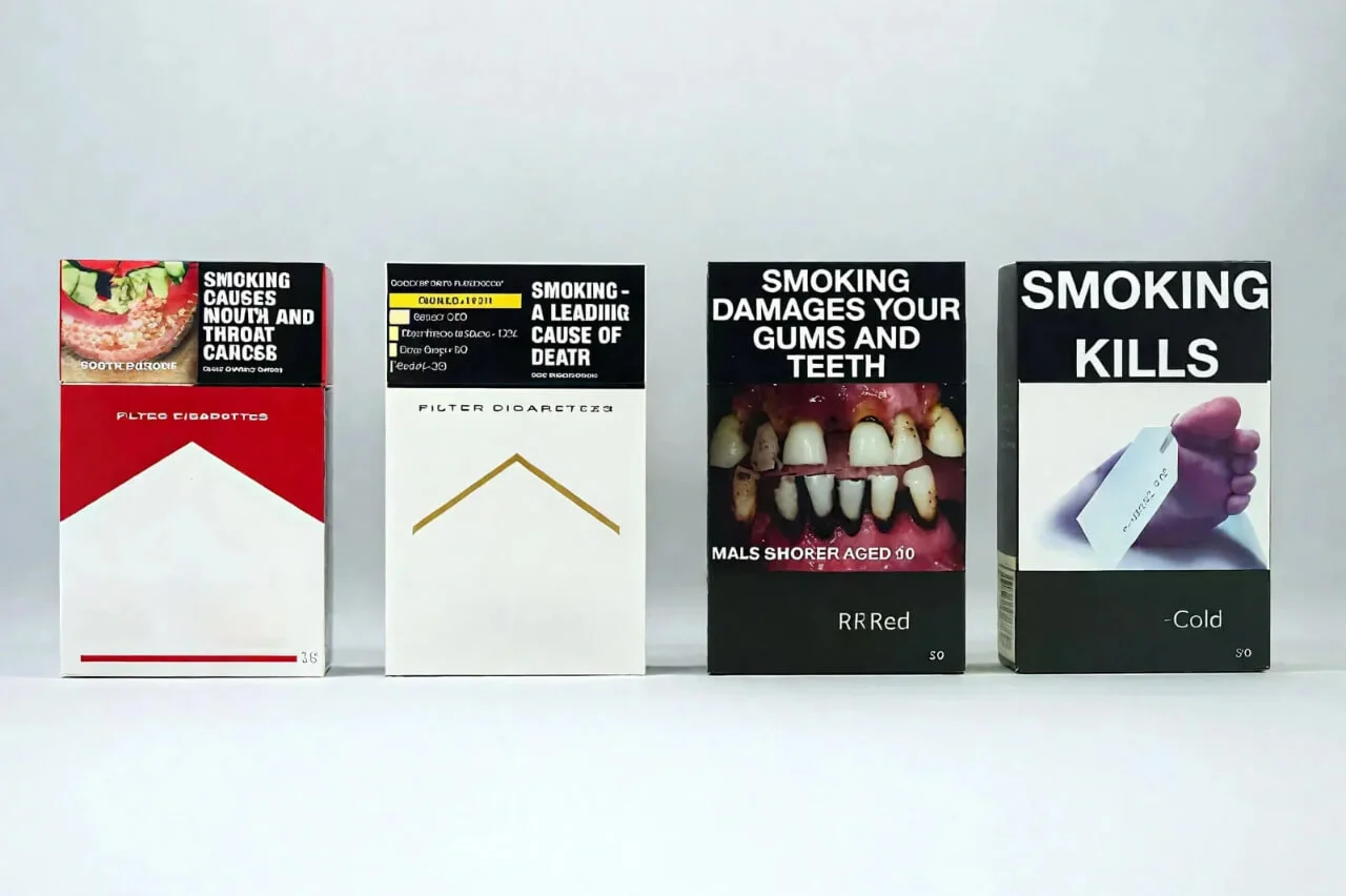 high quality plain cigarette box