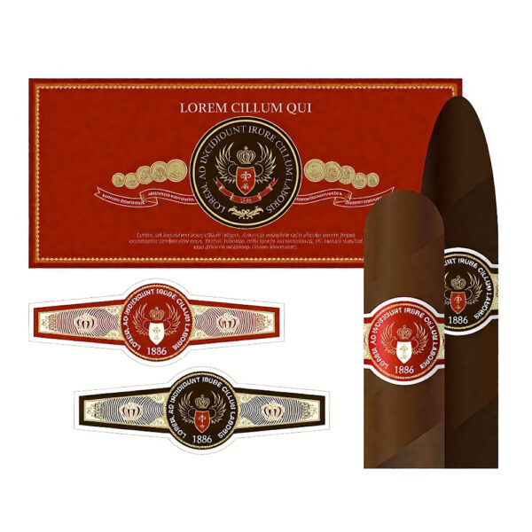 Collector’s Edition Cigar Bands Set – Vintage Emblem Series × Multi-Brand Tribute - Image 2