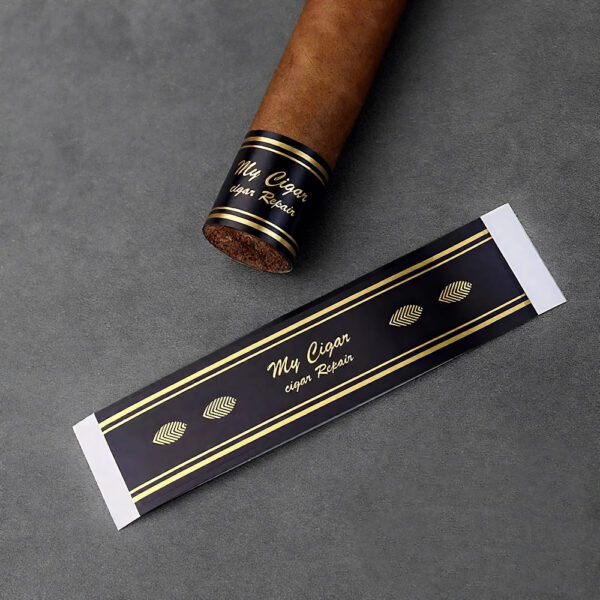 Cuban Glory Collectors Series Cigar Bands – Black & Gold Embossed Anti-Counterfeit Rings - Image 3