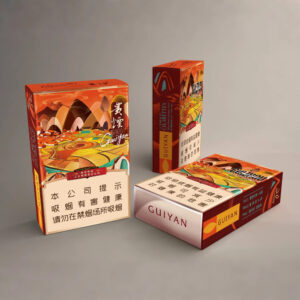 GUIYAN flerfärgad landskapsserie cigarettlåda-1