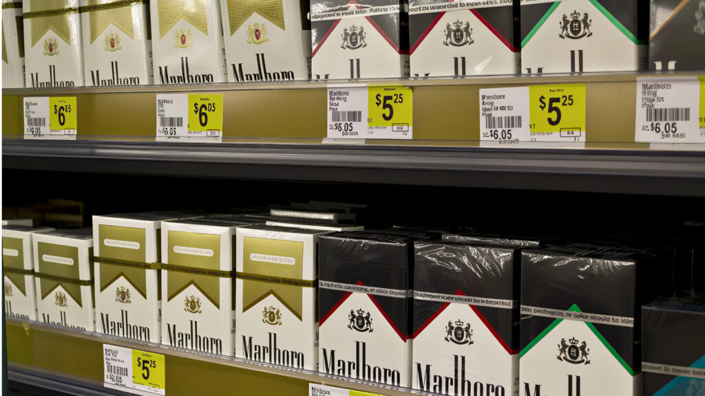 cigarette packging banner